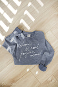 Chosen Blessed  Mineral Washed Long Sleeve Graphic