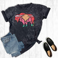 Western Desert Buffalo Mineral Wash Graphic Tee