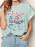 American Coastal Cowgirl Graphic Tshirts