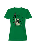 St. Patrick's Day Statue of Liberty Nyc Irish Women's Tee