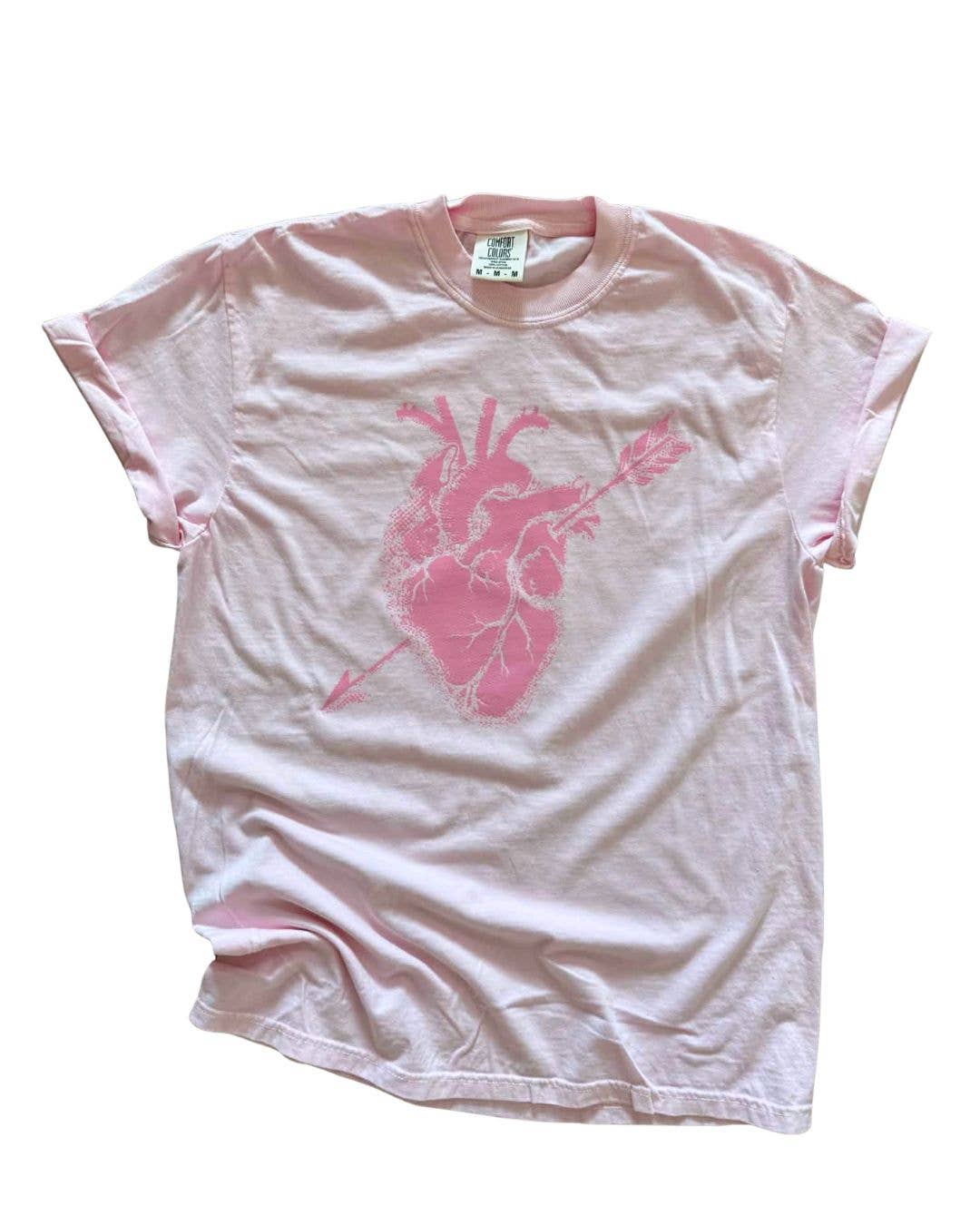 Anatomical Heart Arrow - Graphic Tee 💘