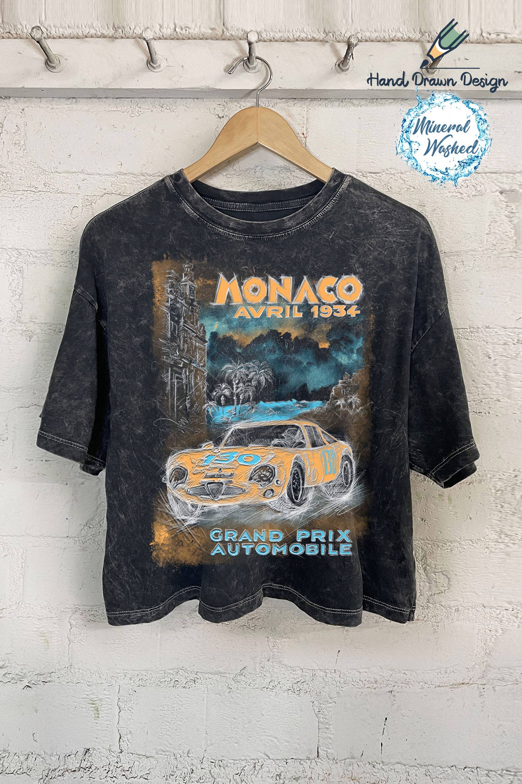 Monaco-Hand Drawn