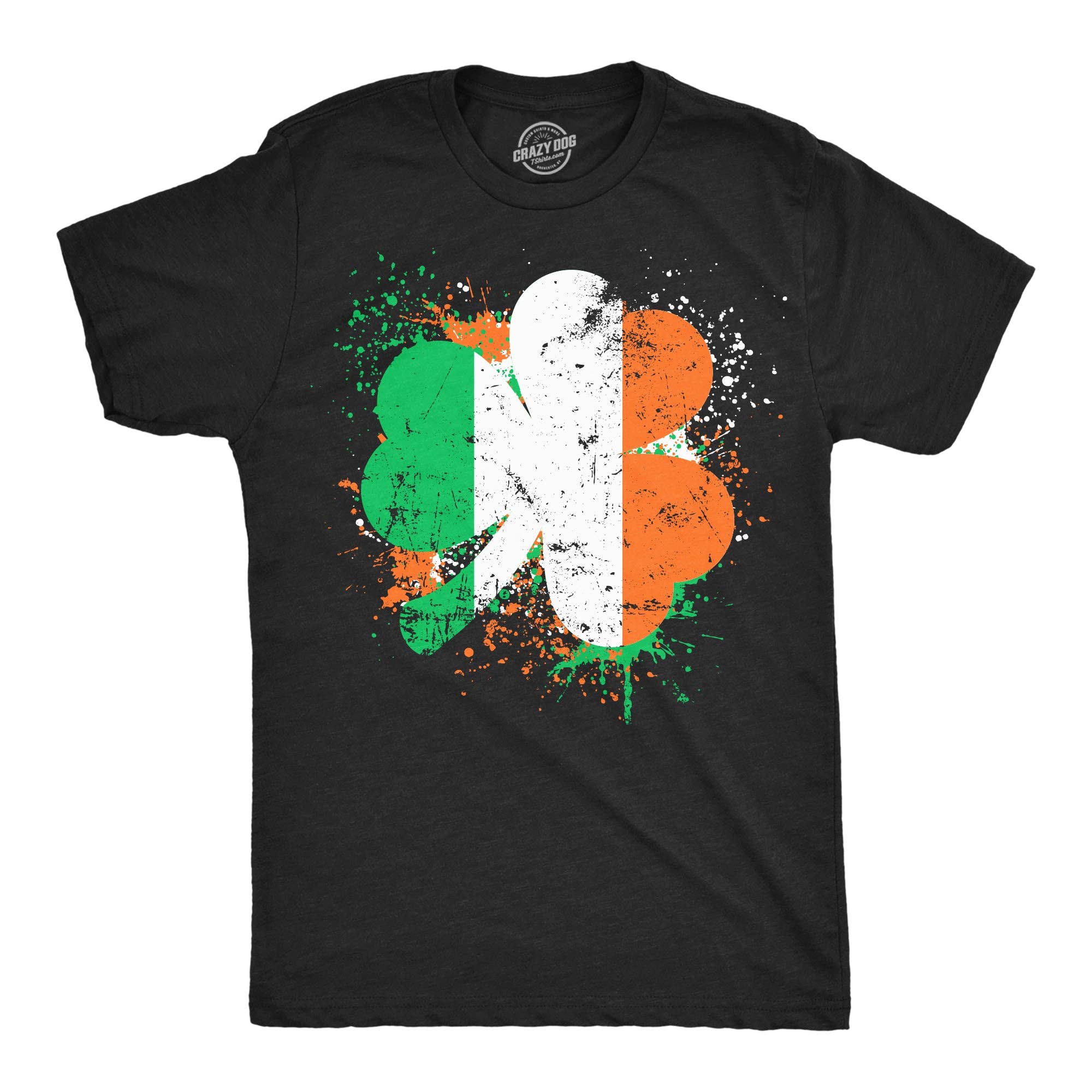 Irish Flag Clover Men's T Shirt