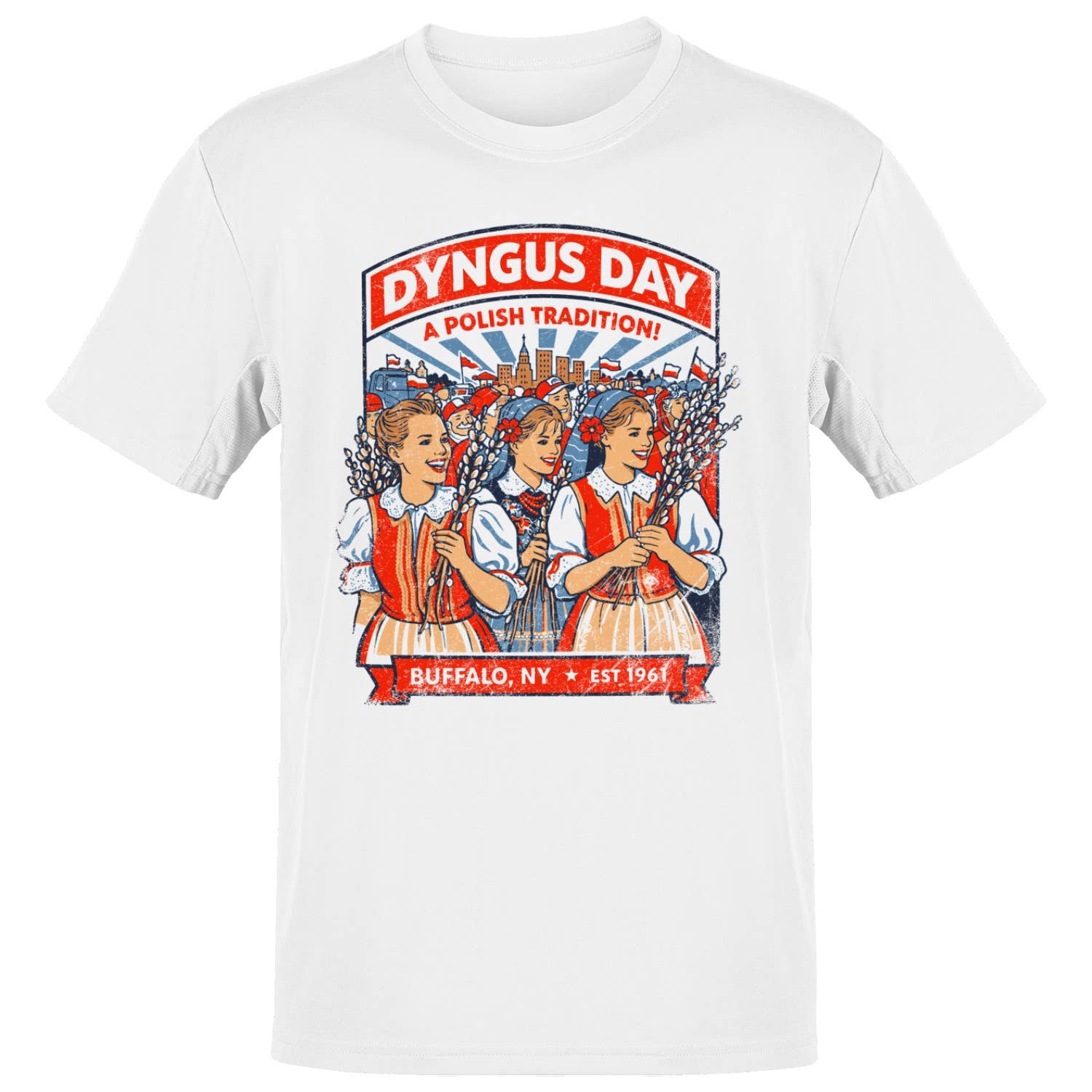 Dyngus Day Buffalo Ny Polish Tradition Men's T-Shirt