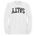 Salty Upside Down Bold Text Women's Sweatshirt