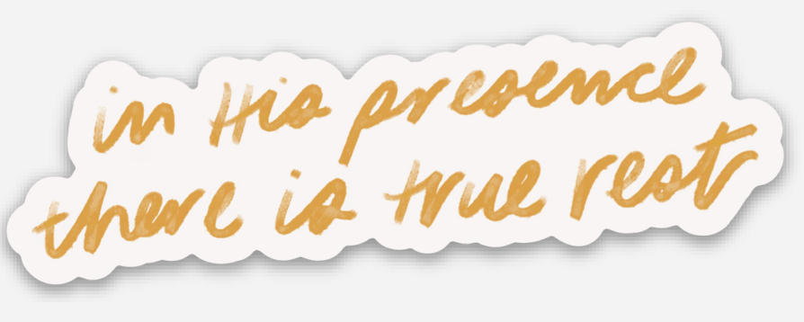 True Rest Sticker | Christian Sticker | Christian Gift