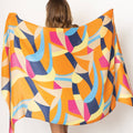 Vibrant Abstract Print Scarf