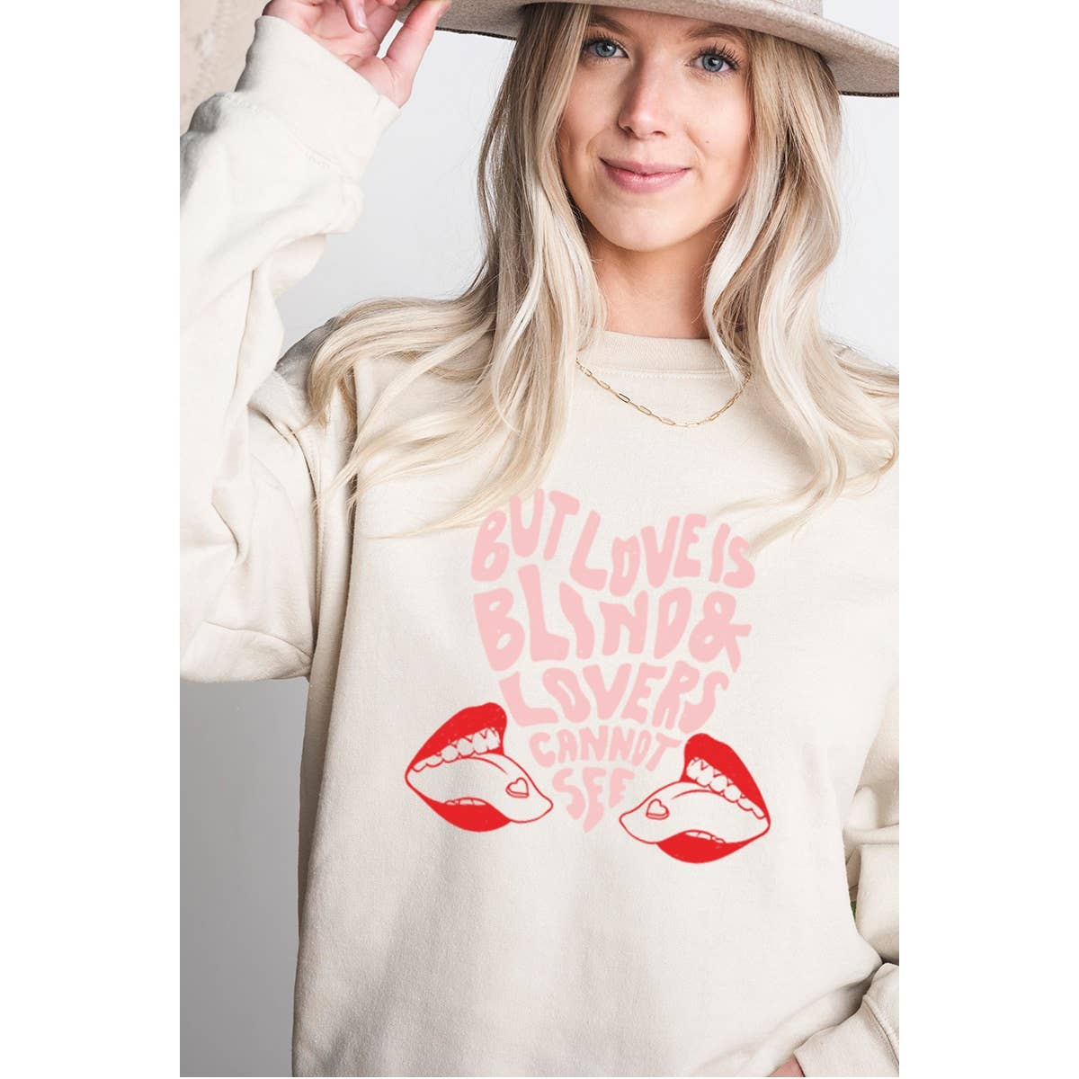 Love Is Blind  Graphic Sweatshirts