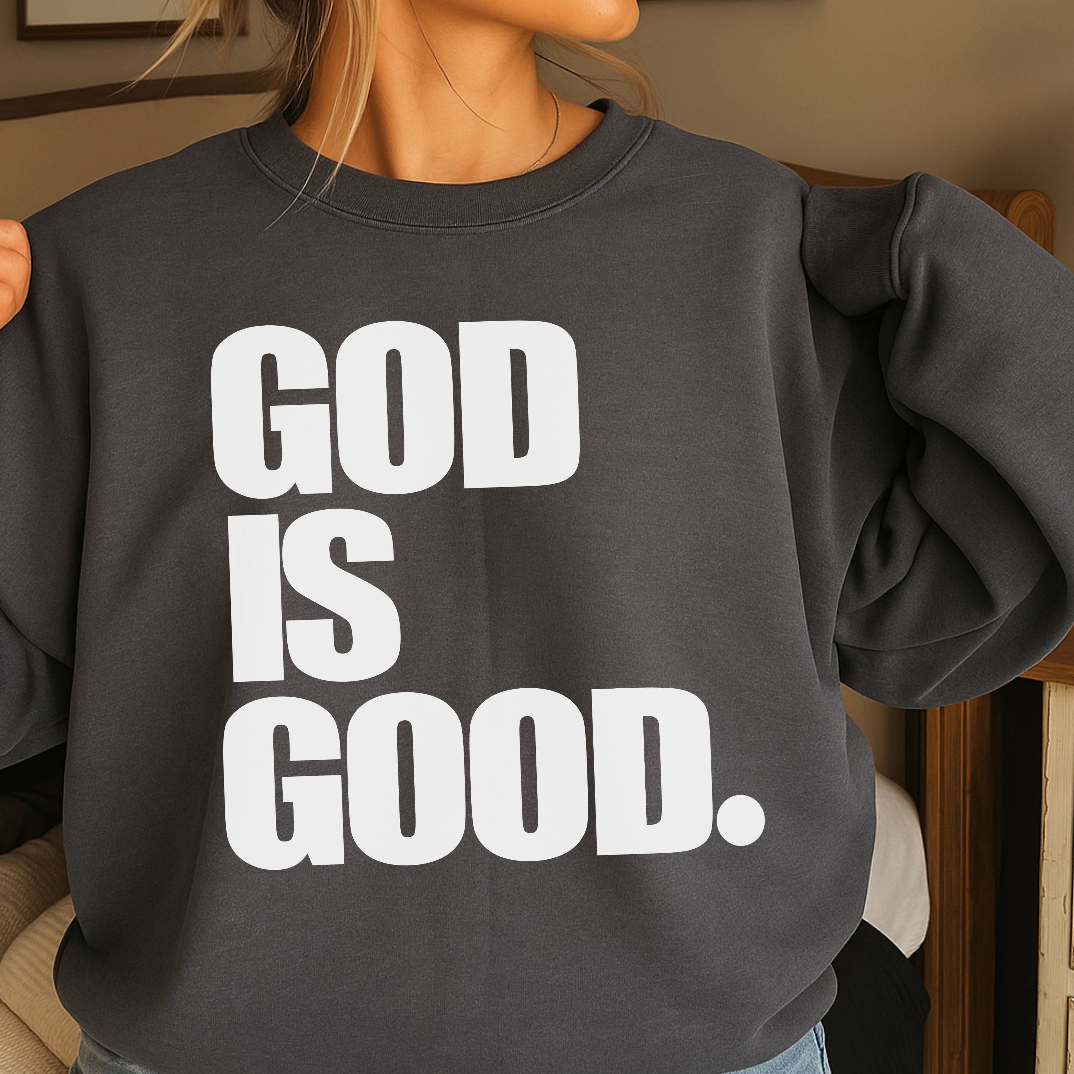 God Is Good  Christian Sweatshirt | Gildan Brand