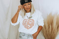 Just Peachy Crew Neck Sweatshirt