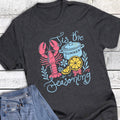 Crawfish Tis the Seasoning Lemon Graphic Tee