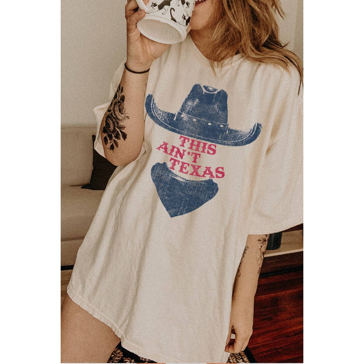 This Aint Texas  Graphic Oversized Tee