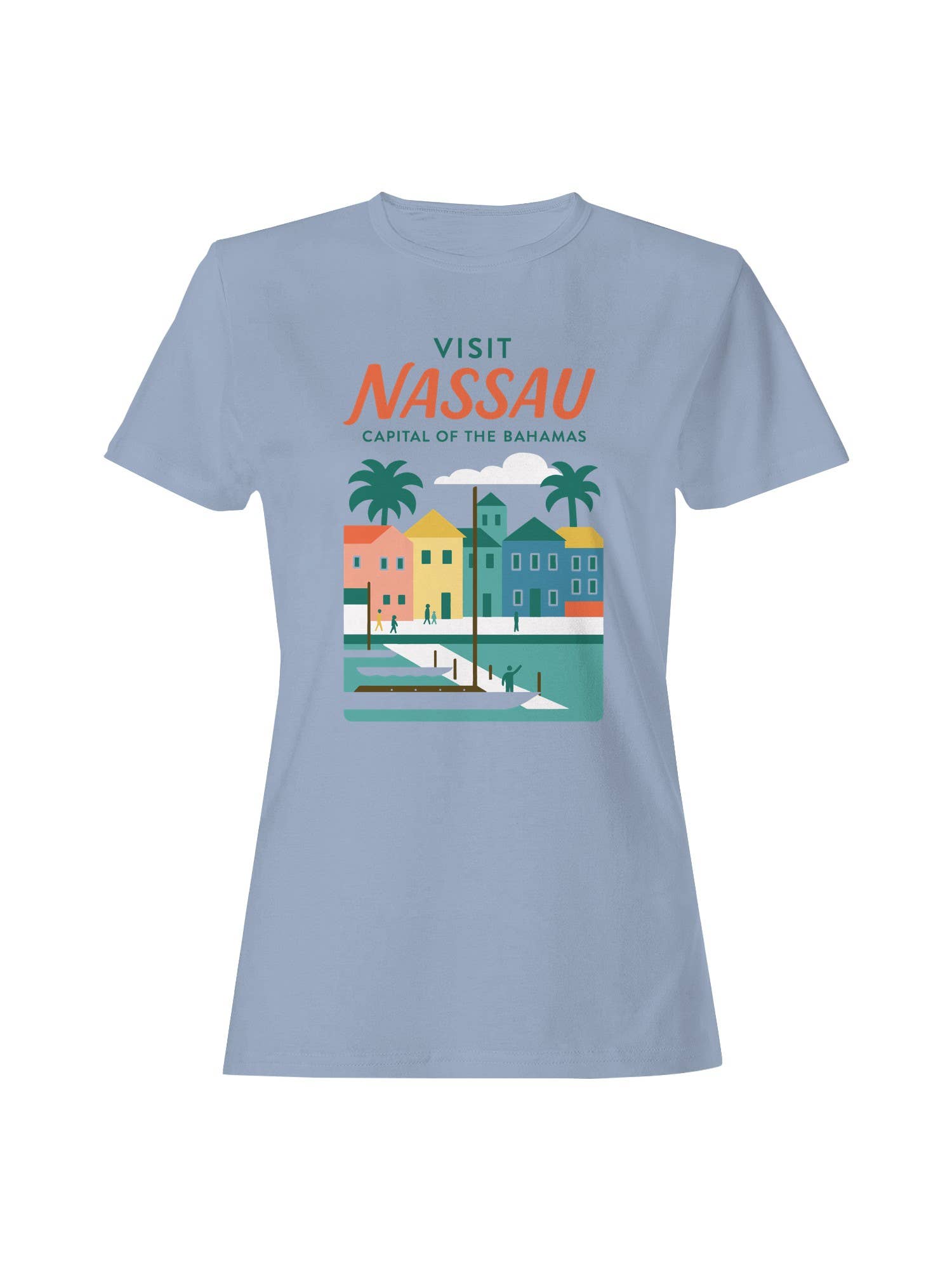 Explore Nassau: Bahamas Capital Art Women's T-Shirt