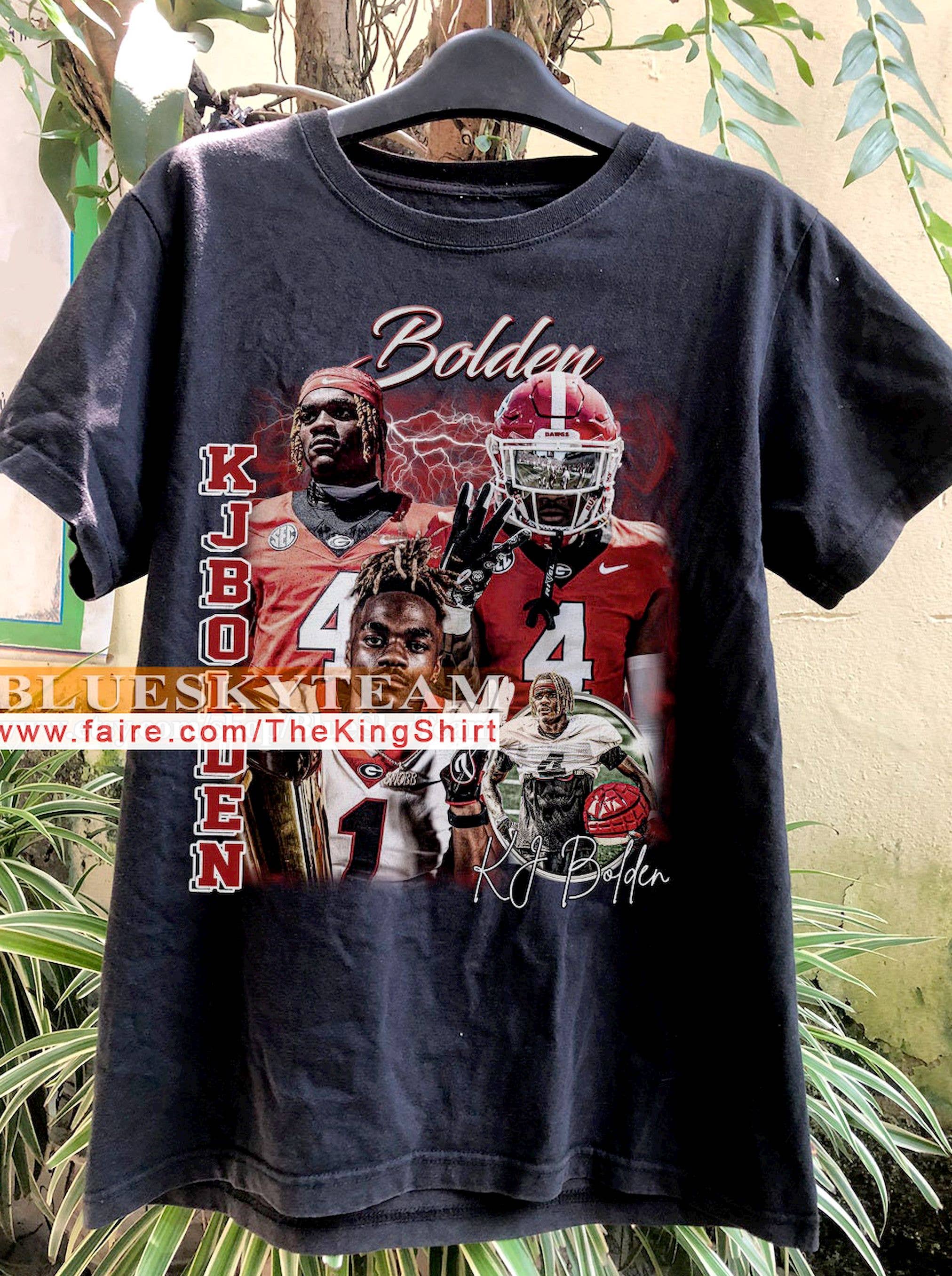 Vintage 90s Kj Bolden Graphic Retro Sport Tee Shirt