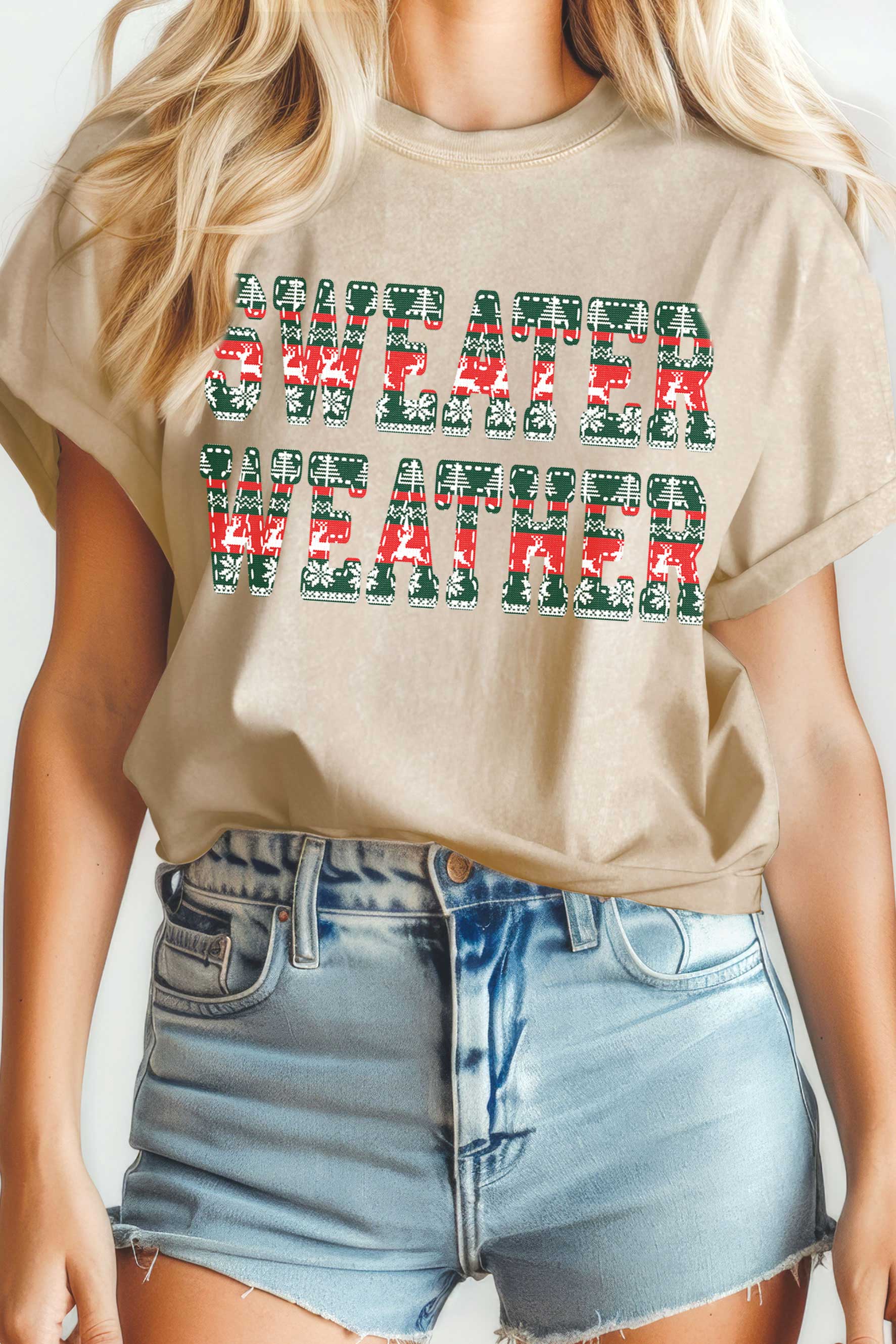 Sweater Weather Mineral Graphic Tshirts