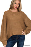 1015 Oversized Baloon Sleeve Sweater SI-28189