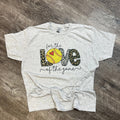 Softball: For the Love of the Game Leopard On Ash Gray Tee