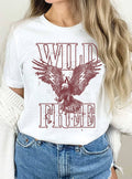 Wild and Free Eagle Graphic Tshirts