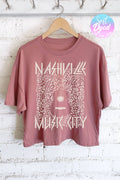 Nashville Relaxed Boxy Fit Women's Screen Printed T-Shirt