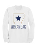 Arkansas State Outline Art Men's Sweatshirt