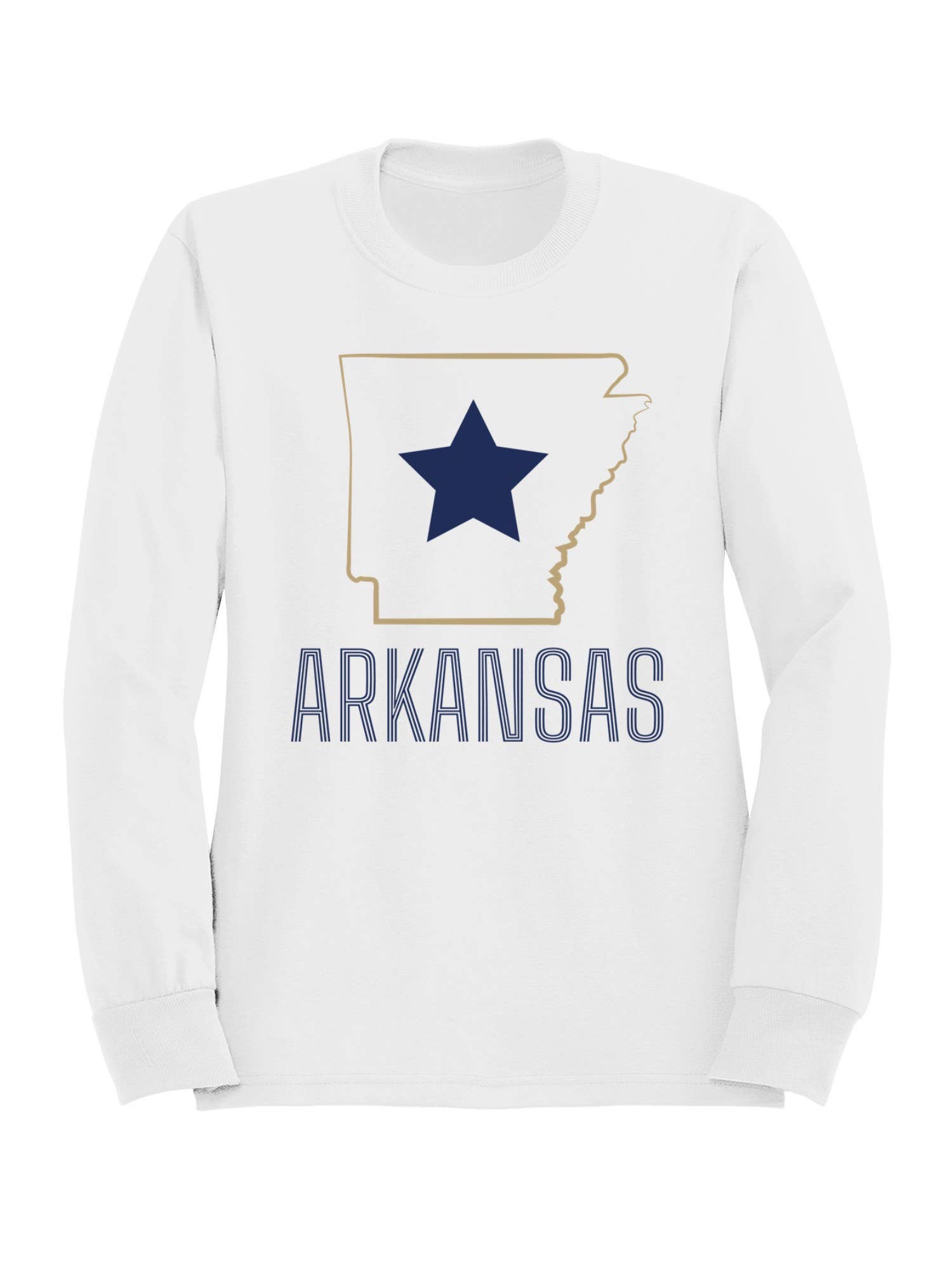 Arkansas State Outline Art Men's Sweatshirt