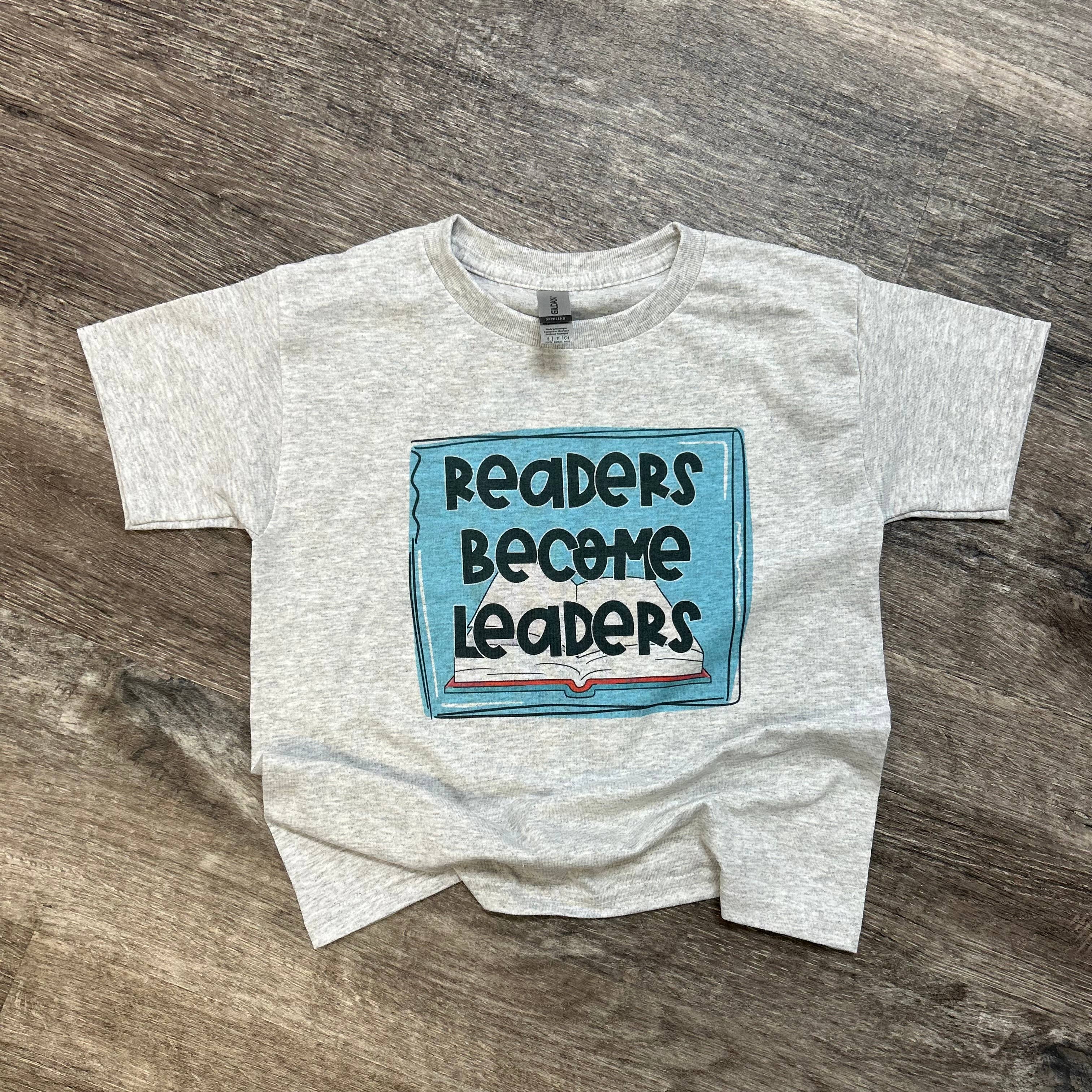 Readers Become Leaders On Ash Gray Tee