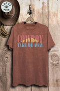 Cowboy Take Me Away Graphic Top