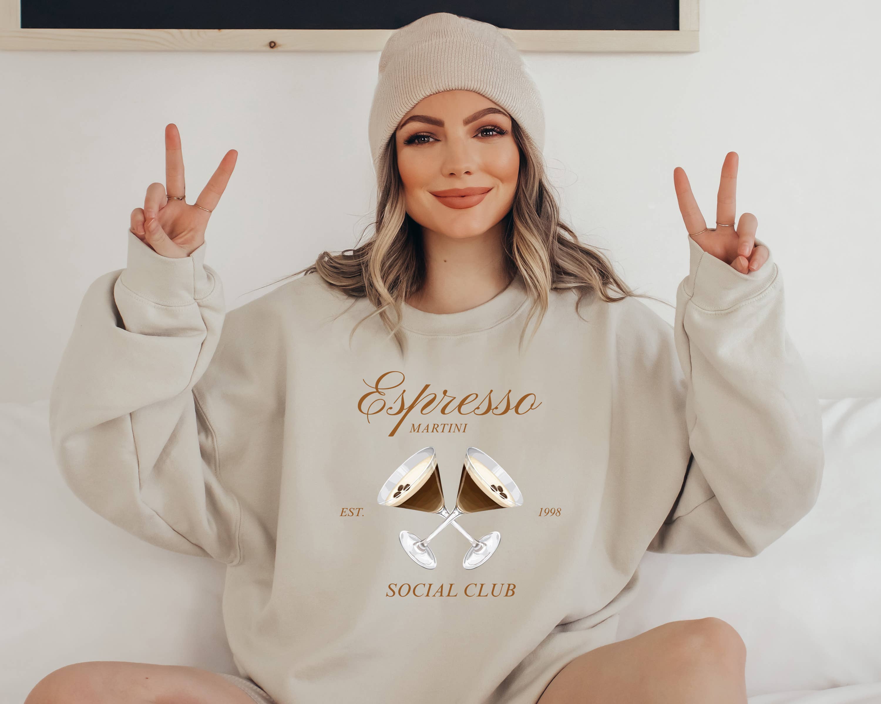 Tini Time, Espresso Martini Sweatshirt, Social Club