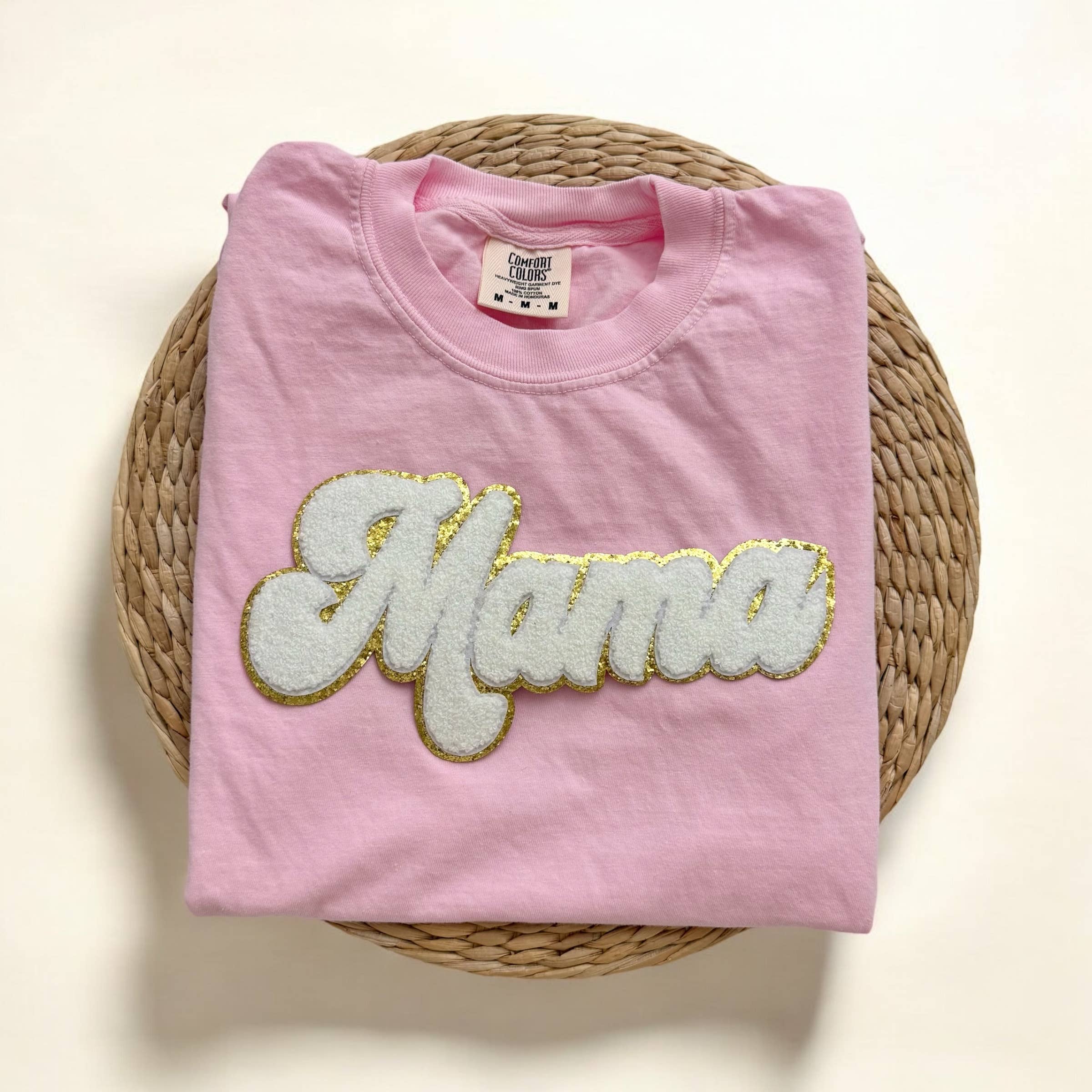 Chenille Comfort Colors Mama Shirt, Mother’S Day Gifts