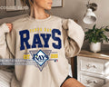 Vintage Tampa Bay Baseball Sweatshirt For Fans