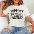 Support Your Local Farmers Graphic Tee  | Bella Canvas