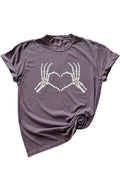 Skeleton Heart Hands Tee