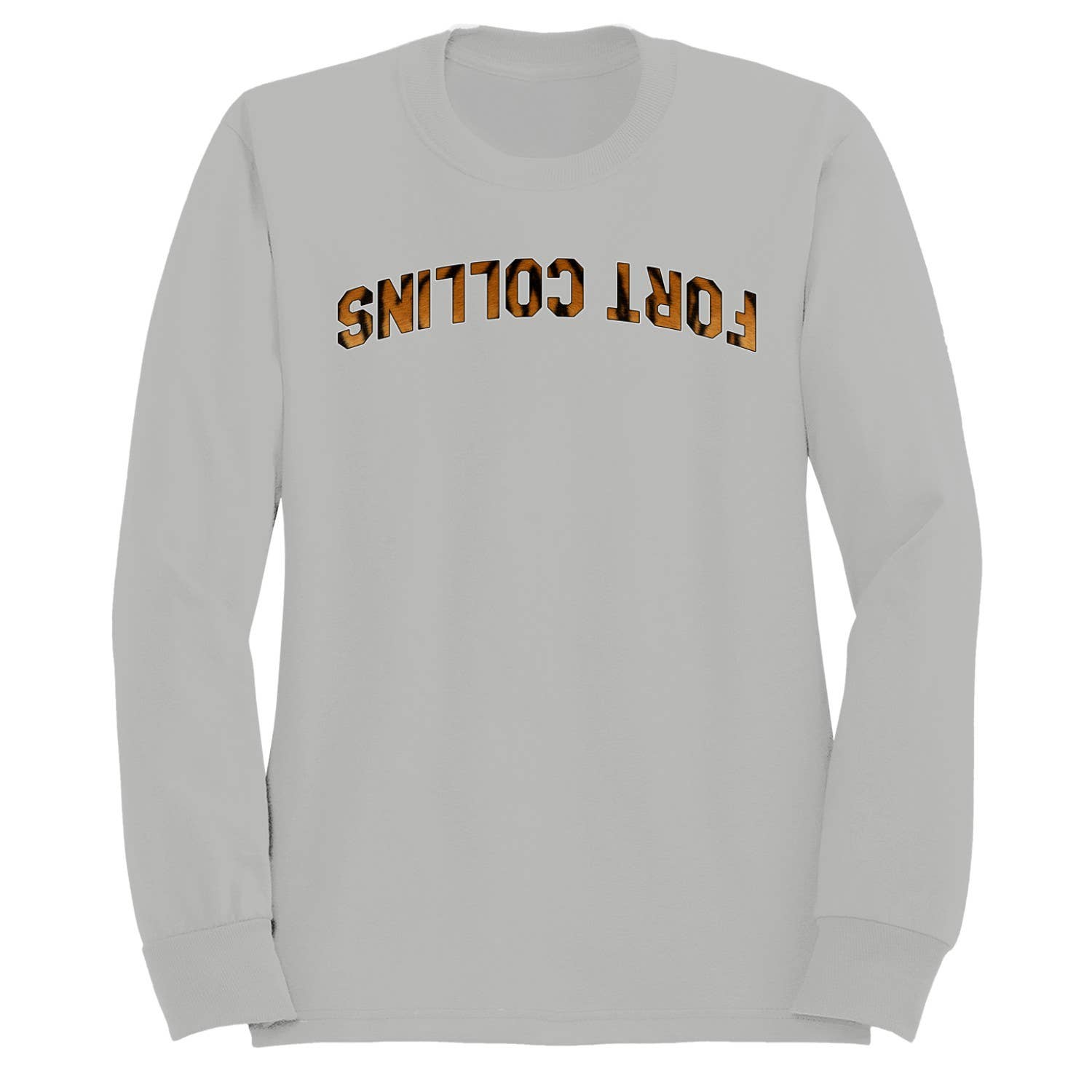 Fort Collins Tiger Print Arch Men's Sweatshirt