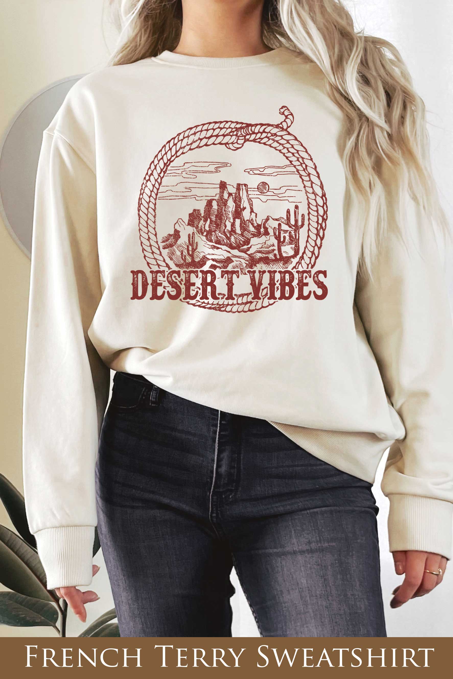 Desert Vibes Graphix Terry Sweatshirts