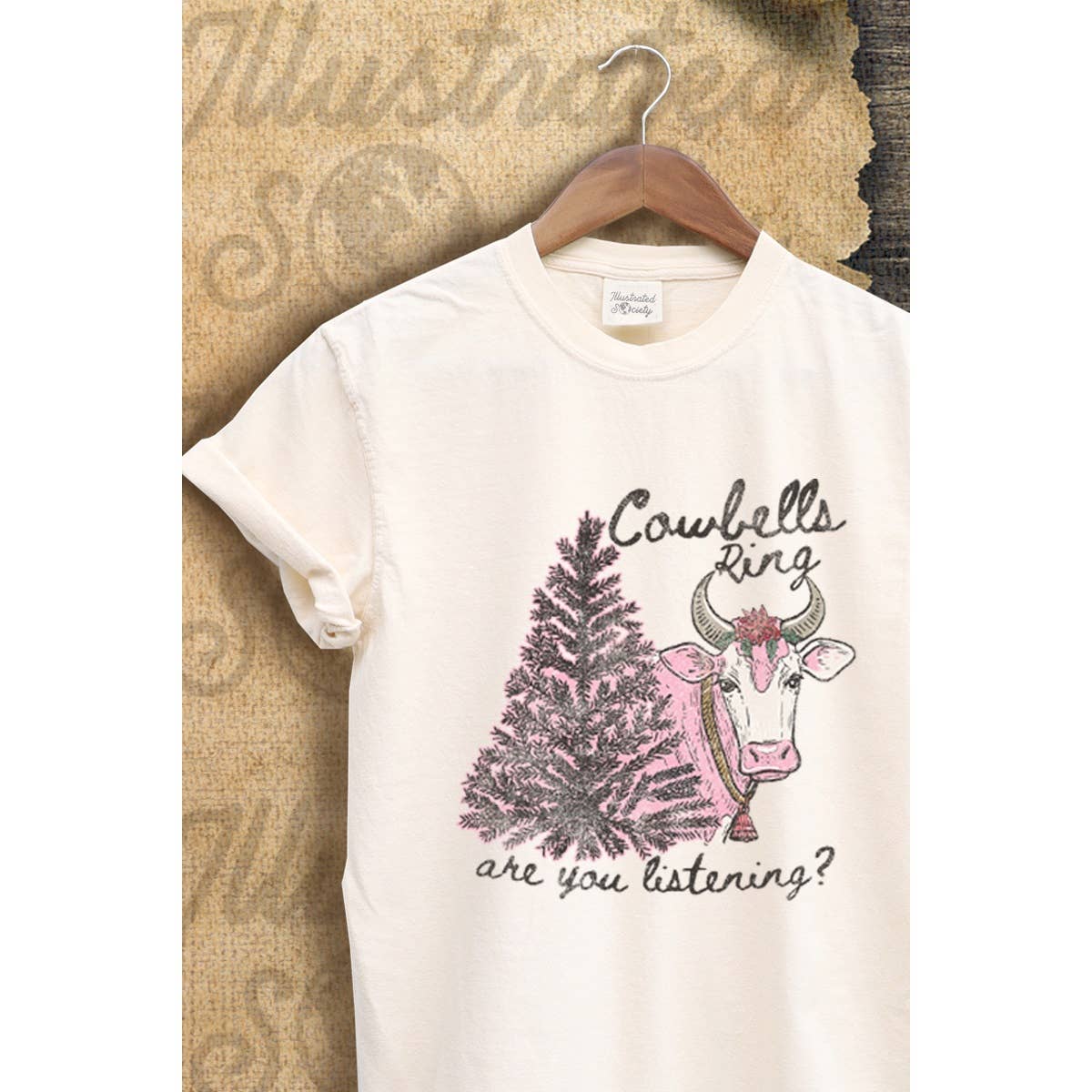 Cowbells Ring Valentine Graphic Tee