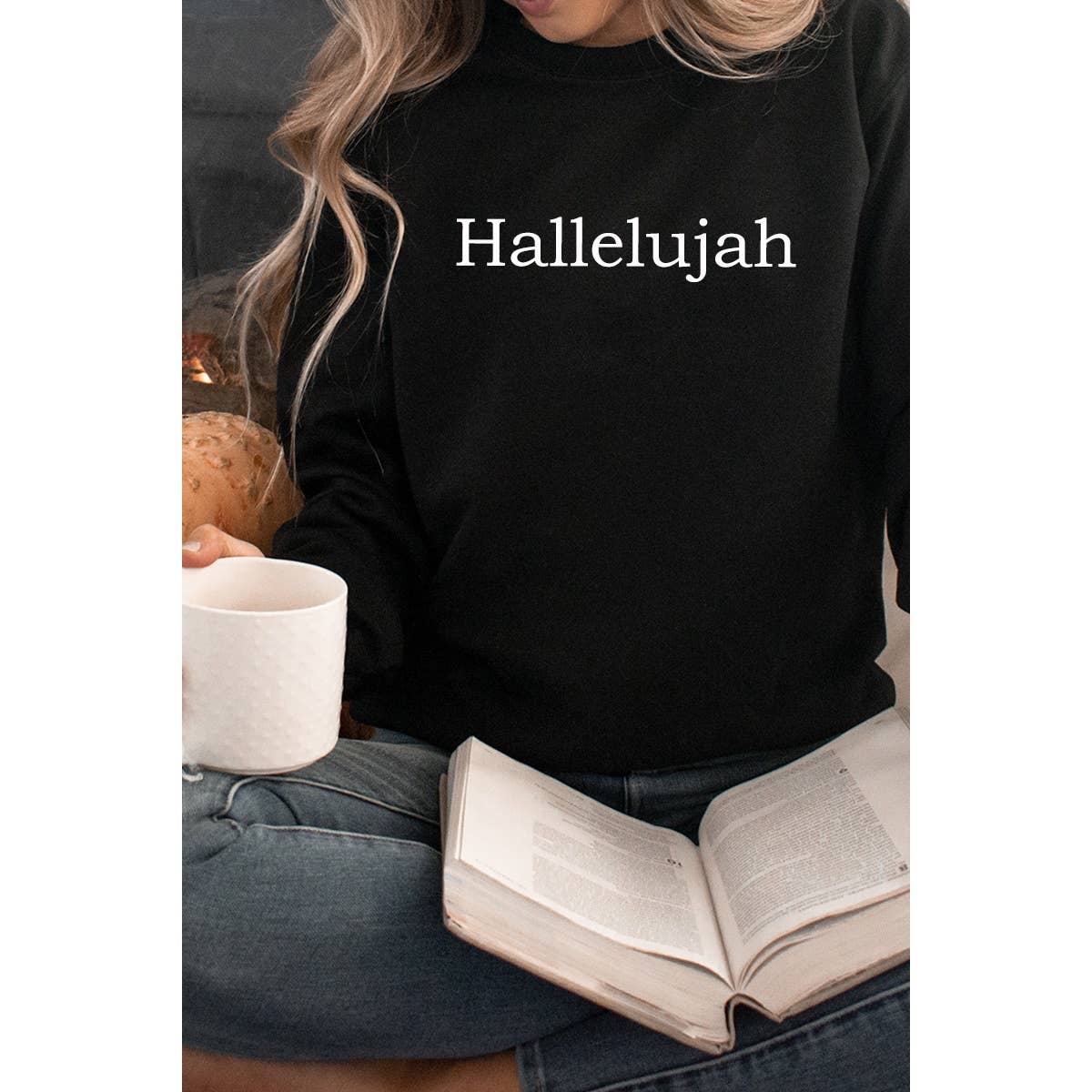 Hallelujah Christmas  Vintage Graphic Sweatshirts