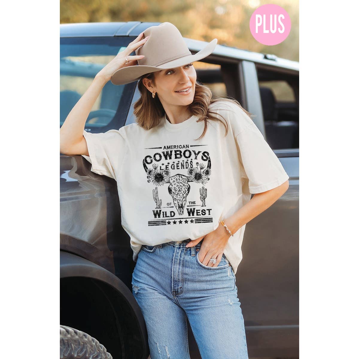 American Cowboy Graphic Tee  Plus