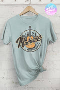Nashville Women's Screen Printed T-Shirt, Relaxed Fit