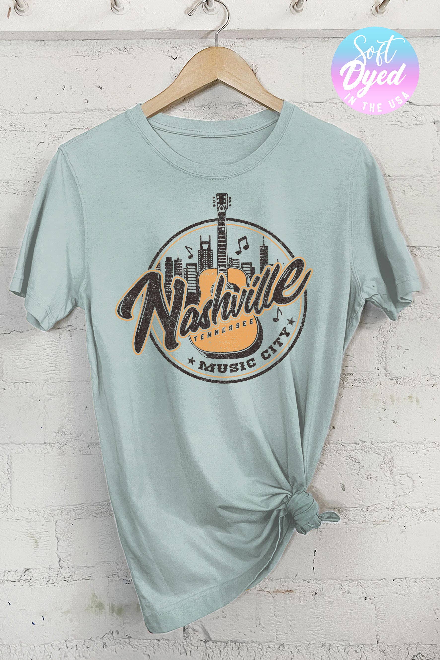 Nashville Women's Screen Printed T-Shirt, Relaxed Fit