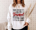 Faux Glitter Baseball