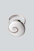 Sterling Silver Shiva Shell Ring (SR-39)