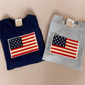 USA Flag Sweatshirt, 4th of July Sweater