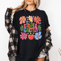 Kindergarten, Boho, Teacher, Back To School, Floral T-Shirt