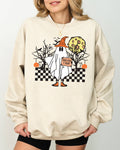 Need Ride To Salem, Ghost, Spooky Scary Halloween Sweatshirt