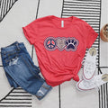 Peace Love Dog T-Shirt Sale