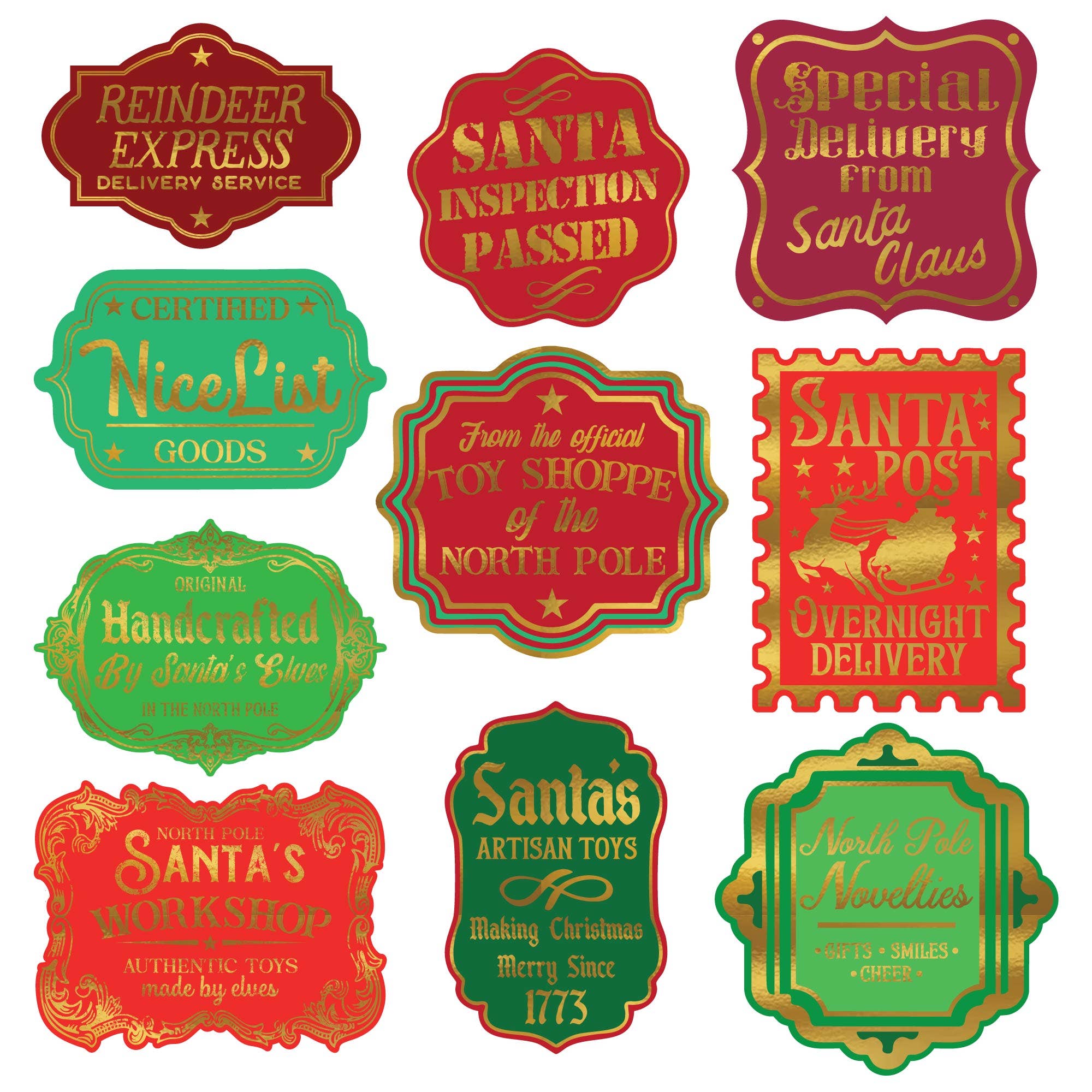 Christmas Label Stickers