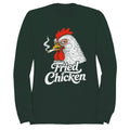 Chicken Smoking Cartoon Men's Sweatshirt
