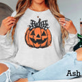Halloween 2025 Pumpkin Long Sleeve Shirt | Gildan