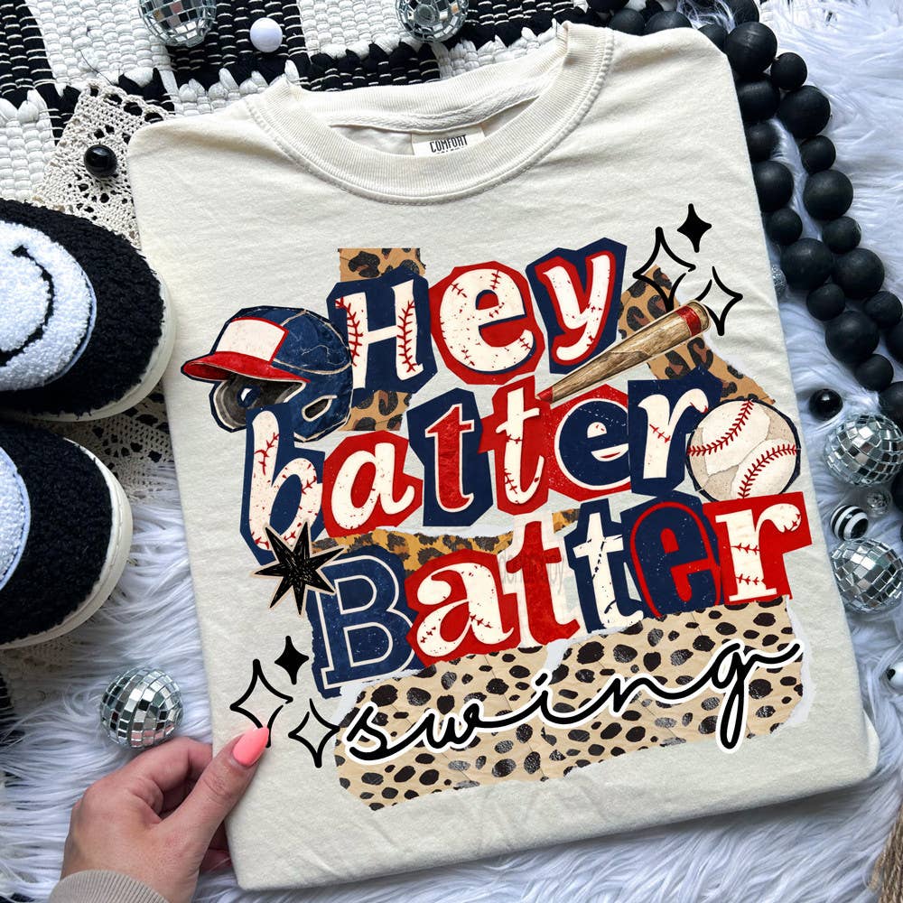 Retro Hey Batter Batter Swing Tee