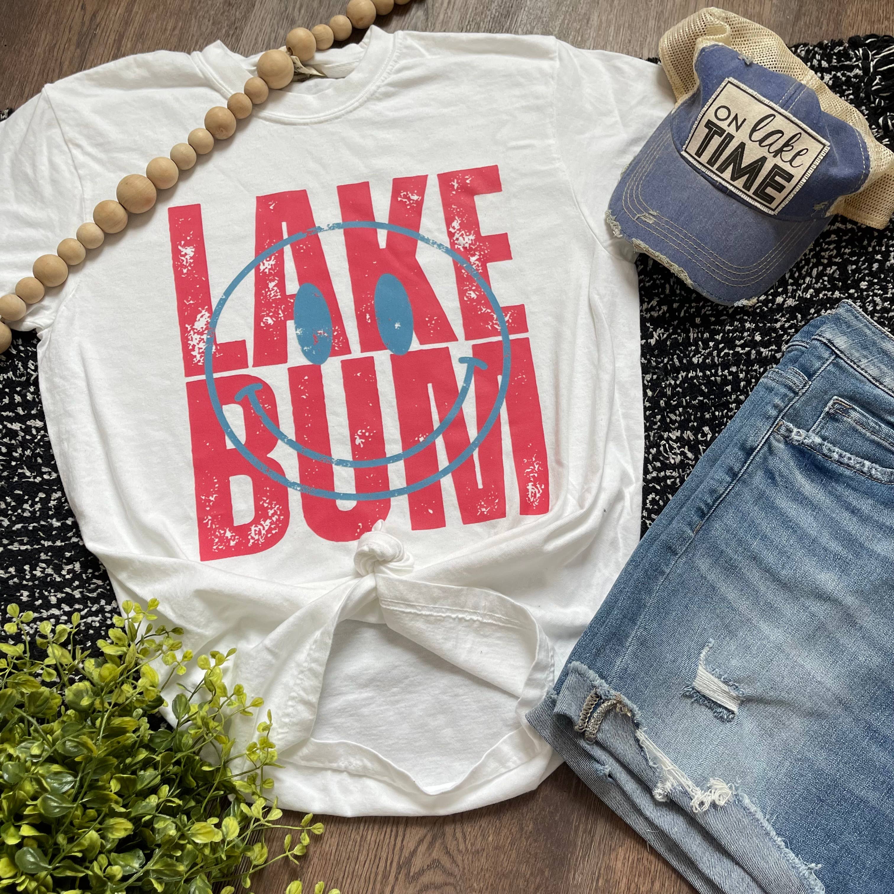 Pink Lake Bum Tee